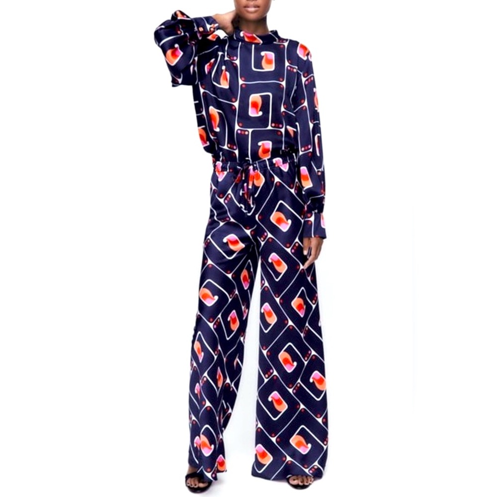 Zara Geometric Print Set